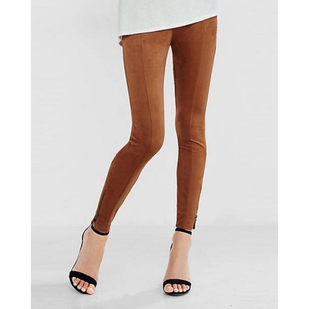 Express suede pants